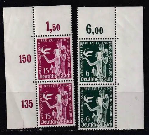 Deutsches Reich  Nr 622/23 Postfrisch / **
