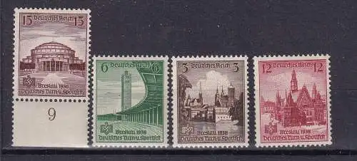Deutsches Reich  Nr 665/68 Postfrisch / **