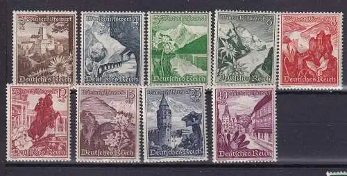 Deutsches Reich  Nr 675/83 Postfrisch / **