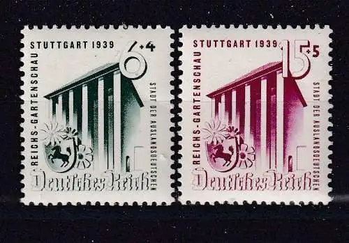 Deutsches Reich  Nr 692/93 Postfrisch / **