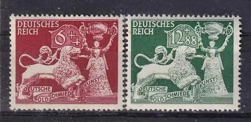 Deutsches Reich  Nr 816/17 Postfrisch / **