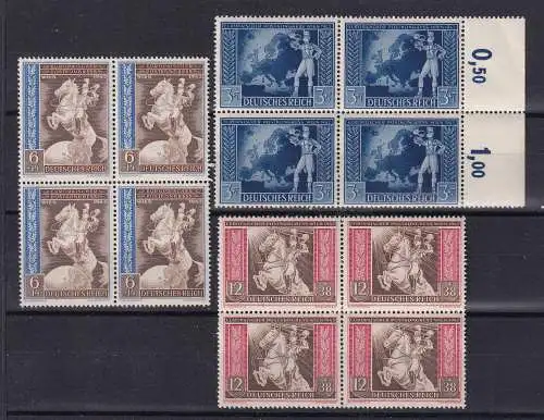 Deutsches Reich  Nr 820/22 Vb Postfrisch / **
