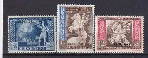 Deutsches Reich  Nr 823/25 Postfrisch / **