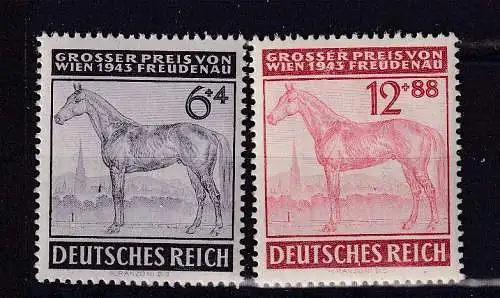 Deutsches Reich  Nr 857/58 Postfrisch / **
