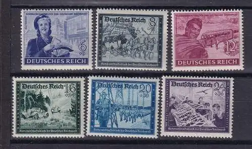 Deutsches Reich  Nr 888/93 Postfrisch / **