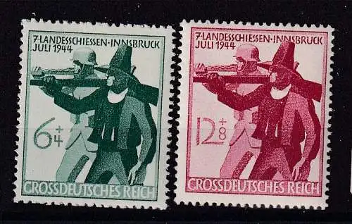Deutsches Reich  Nr 897/98 Postfrisch / **
