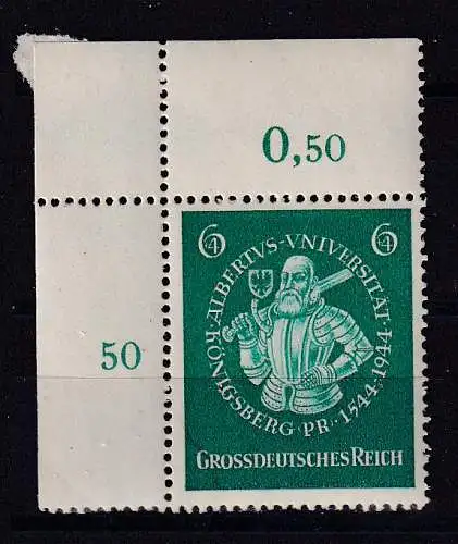 Deutsches Reich  Nr 896 Postfrisch / **