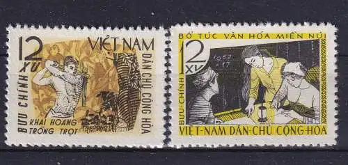 Vietnam  Nr 243/44 Ohne Gummierung (*)