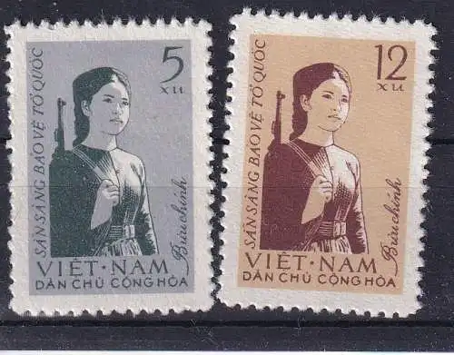 Vietnam  Nr 246/47 Ohne Gummierung (*)