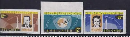 Vietnam  Nr 298/300 U Ohne Gummierung (*)
