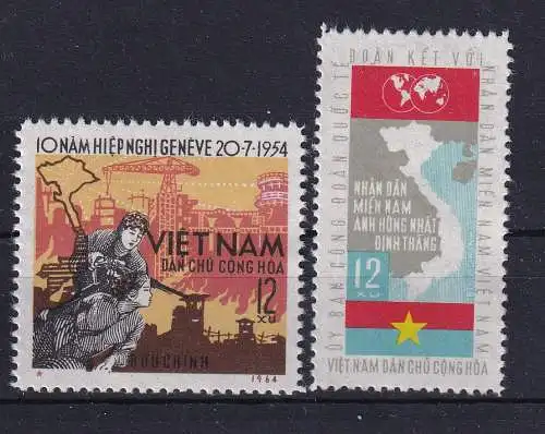 Vietnam  Nr 325/26 Ohne Gummierung (*)