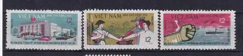 Vietnam  Nr 339/41 Ohne Gummierung (*)