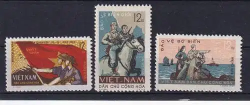 Vietnam  Nr 342/44 Ohne Gummierung (*)