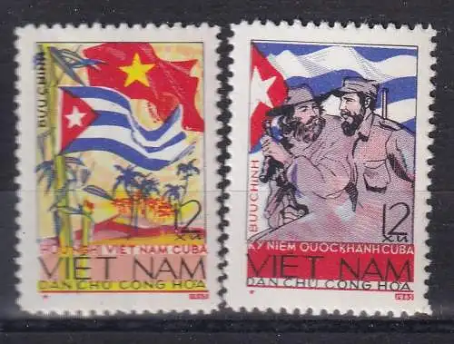 Vietnam  Nr 345/46 Ohne Gummierung (*)