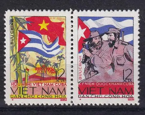 Vietnam  Nr 345/46 Paar Ohne Gummierung (*)