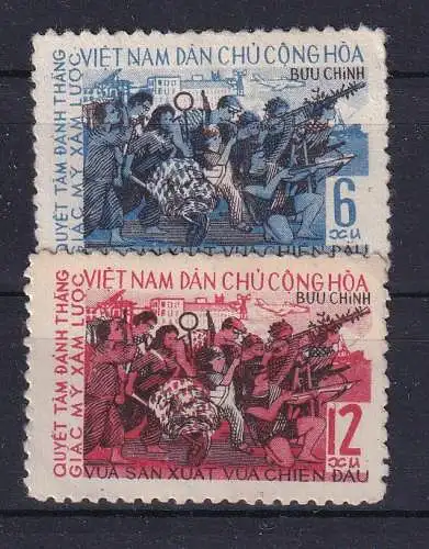 Vietnam  Nr 385/86 Ohne Gummierung (*)
