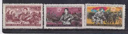 Vietnam  Nr 452/54 Ohne Gummierung (*)