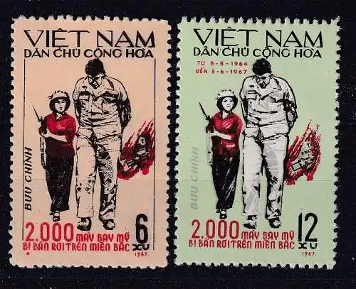 Vietnam  Nr 481/82 Ohne Gummierung (*)