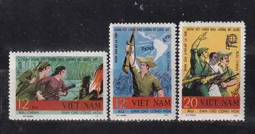 Vietnam  Nr 556/58 Ohne Gummierung (*)