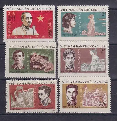 Vietnam  Nr 628/33 Ohne Gummierung (*)
