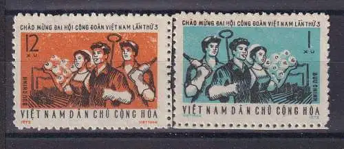 Vietnam  Nr 389/90 Ohne Gummierung (*)