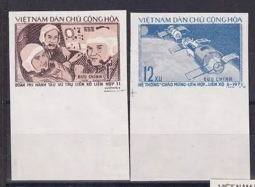 Vietnam  Nr 717/18 U Ohne Gummierung (*)