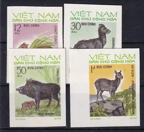 Vietnam  Nr 731/34 U Ohne Gummierung (*)