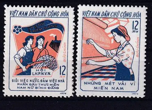 Vietnam  Nr 761/62 Ohne Gummierung (*)