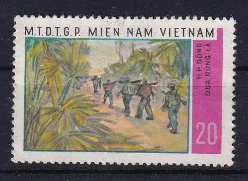 Vietnam Ausgaben der Vietcong  Nr 16 Ohne Gummierung (*)