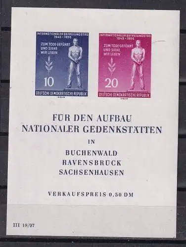 DDR  Nr Block 11 Postfrisch / **