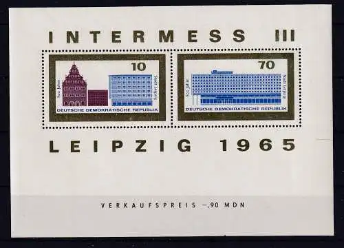 DDR  Nr Block 23 Postfrisch / **