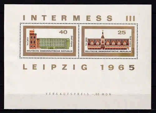 DDR  Nr Block 24 Postfrisch / **