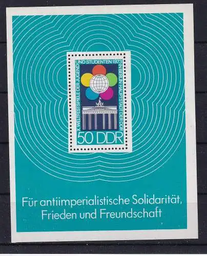 DDR  Nr Block 38 Postfrisch / **