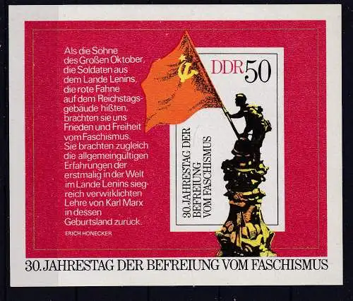 DDR  Nr Block 42 Postfrisch / **
