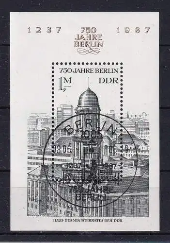 DDR  Nr Block 84 Gestempelt (Posten)