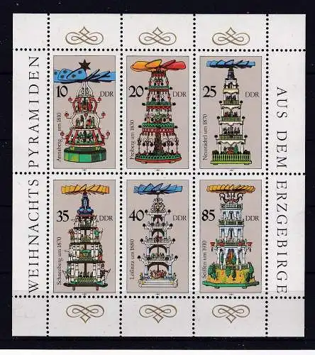 DDR  Nr 3134/39 Kb Postfrisch / **
