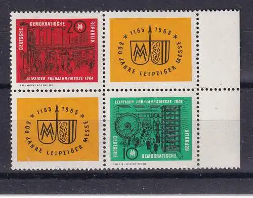 DDR  Nr 1012/13 Vb Postfrisch / **
