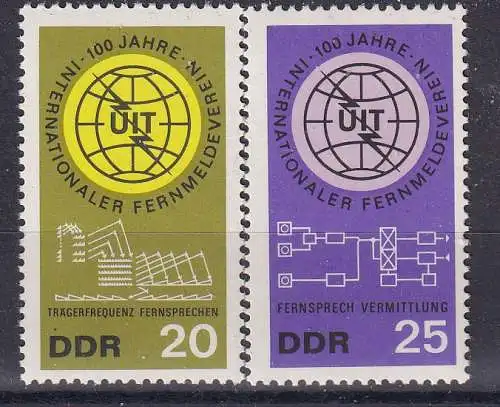 DDR  Nr 1113/14 Postfrisch / **