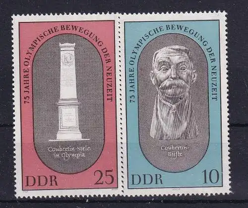 DDR  Nr 1589/90 Postfrisch / **