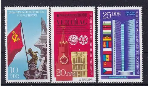 DDR  Nr 1569/71 Postfrisch / **