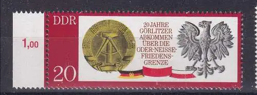 DDR  Nr 1591 Postfrisch / **