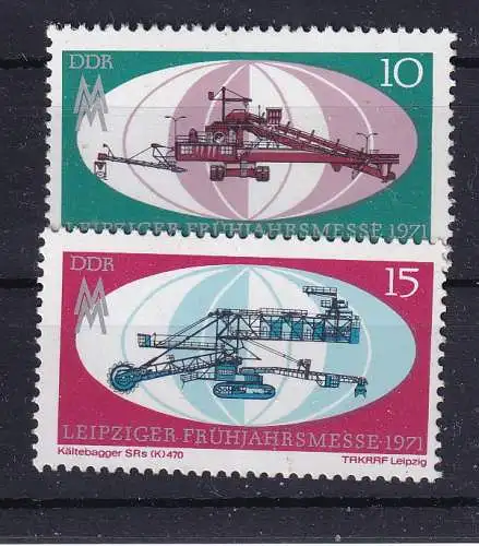 DDR  Nr 1653/54 Postfrisch / **