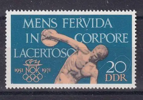 DDR  Nr 1660 Postfrisch / **