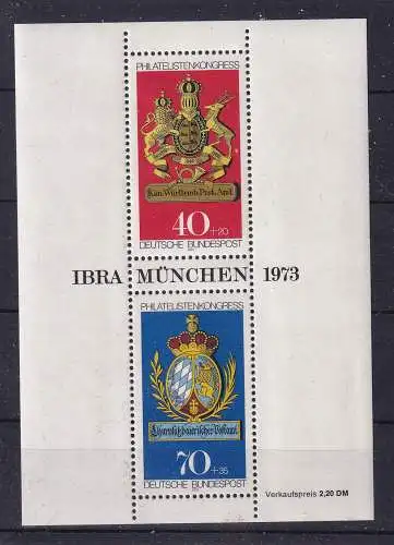 Bundesrep. Deutschland  Nr Block 9 Postfrisch / **