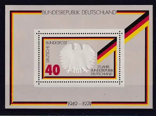 Bundesrep. Deutschland  Nr Block 10 Postfrisch / **