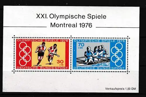 Bundesrep. Deutschland  Nr Block 12 Postfrisch / **