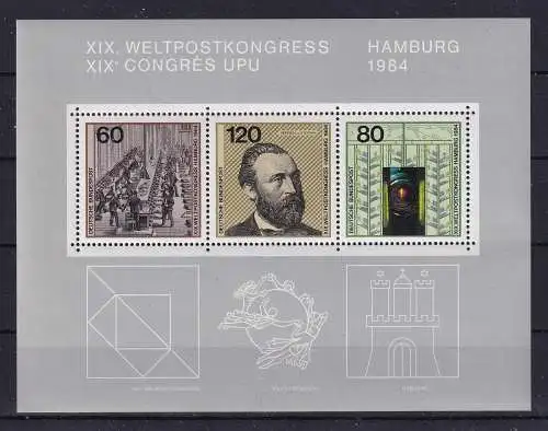 Bundesrep. Deutschland  Nr Block 19 Postfrisch / **
