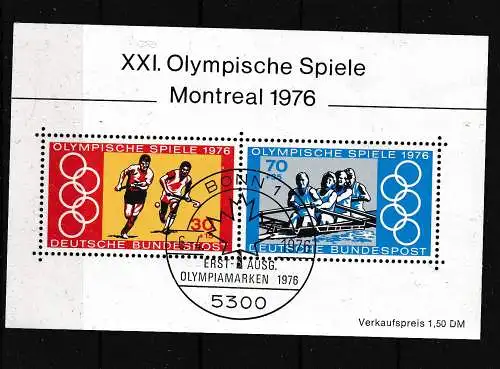 Bundesrep. Deutschland  Nr Block 12 Gestempelt (Posten)