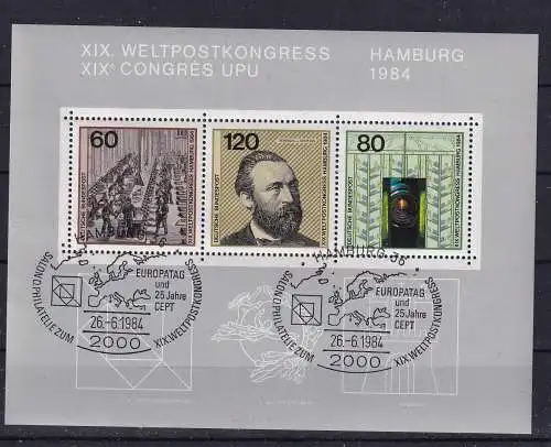 Bundesrep. Deutschland  Nr Block 19 Gestempelt (Posten)