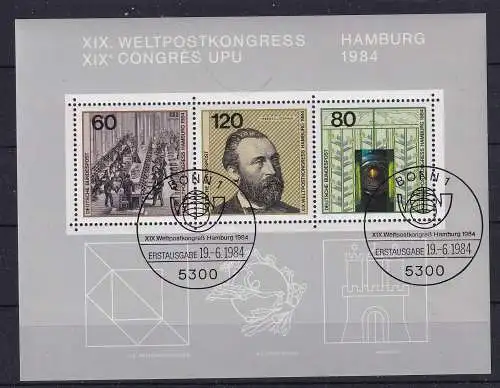 Bundesrep. Deutschland  Nr Block 19 Gestempelt (Posten)